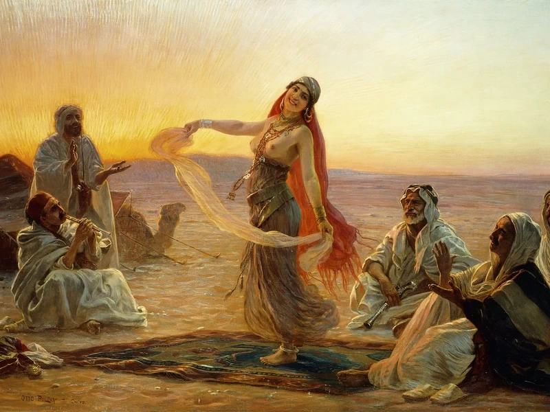 1846-Otto Piltz - La danzatrice beduina